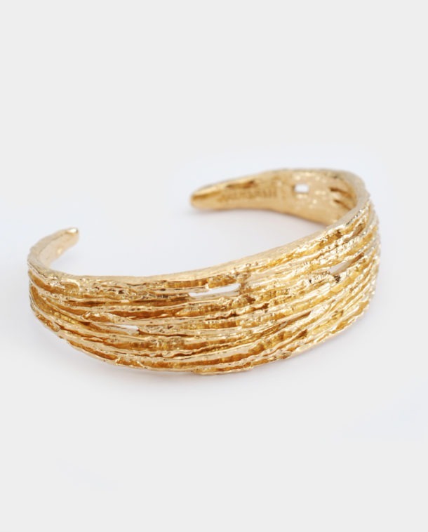 bold gold bracelet