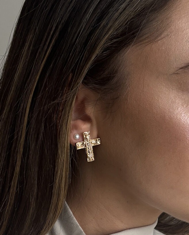 cross studs